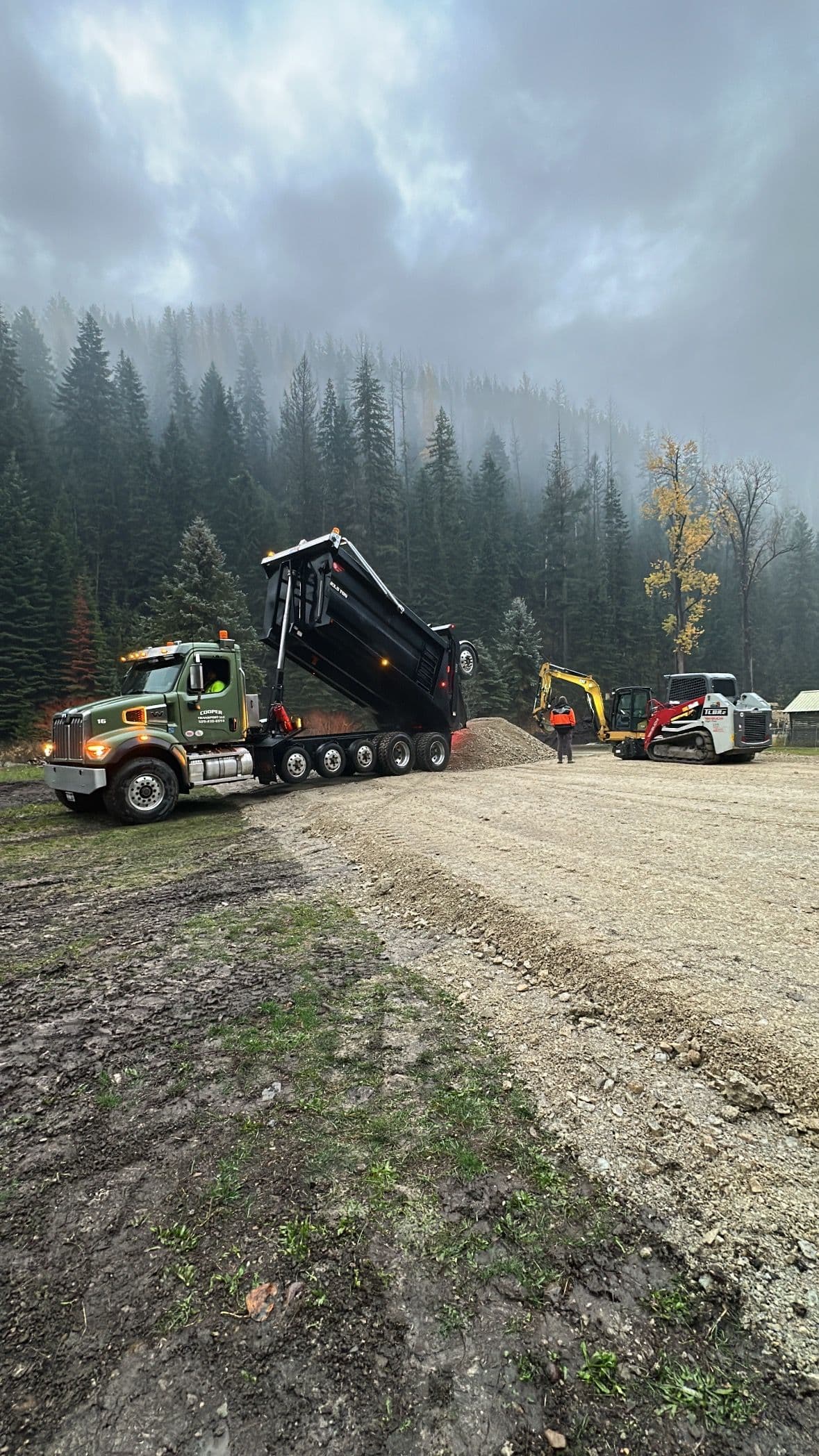 Project Boosting the Shop Pad in Osburn Idaho image
