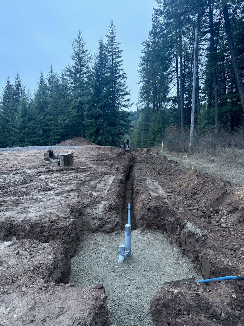 Project Power Ditch Excavation in the Forest image