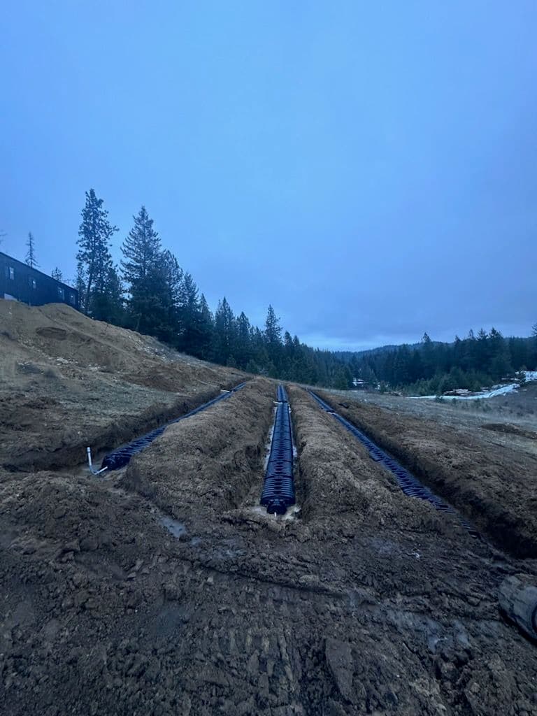 Advanced Pressure Septic System Installation